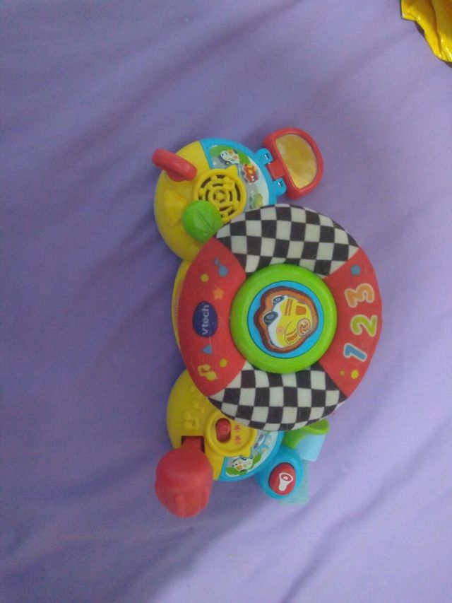 Juguetes Bebé VTech: Volante + Mariquita