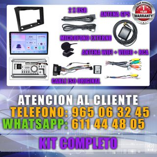 PANTALLA GPS CITROEN BERLINGO 2008-2019 CARPLAY