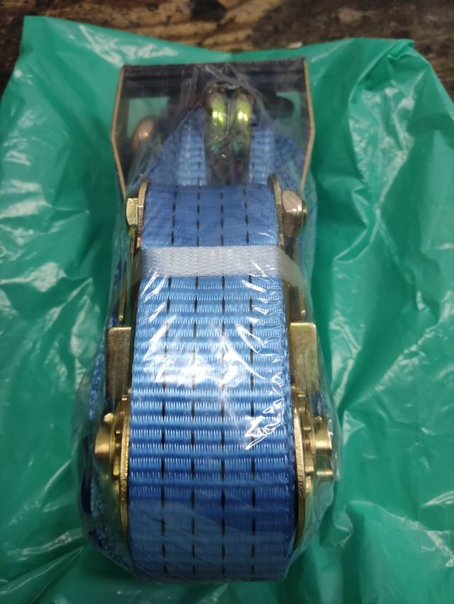 Cincha amarre 25mm azul