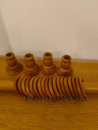 Barras Cortina Madera - Robl e