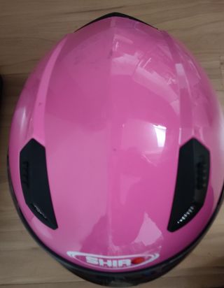Casco Shiro SH700 rosa mujer