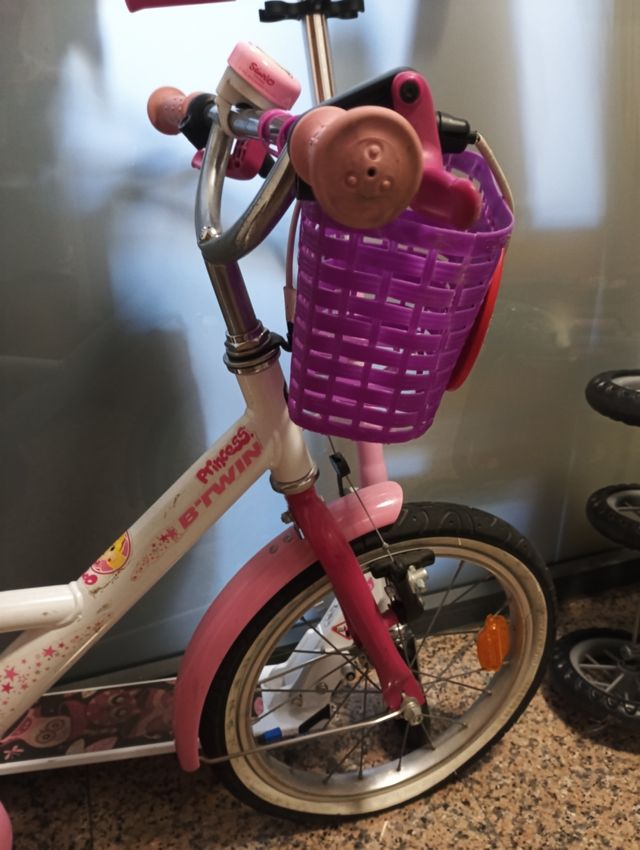 Bicicleta niña 4-6 años BTWIN rosa