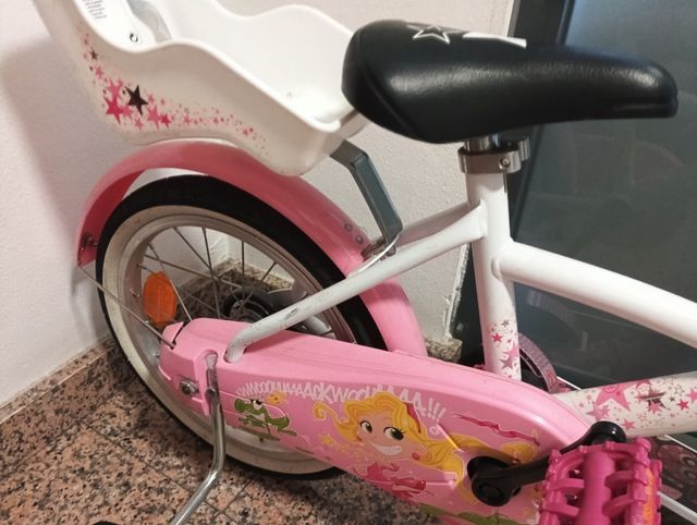 Bicicleta niña 4-6 años BTWIN rosa