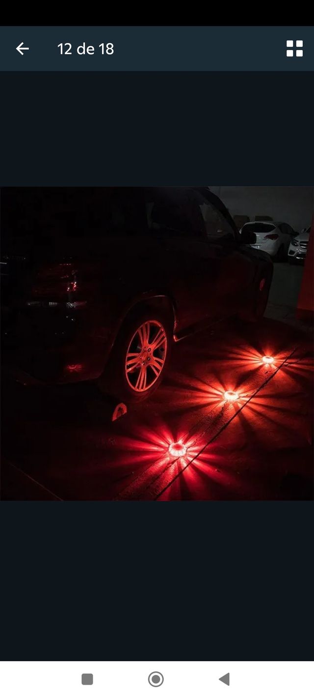 3 Luces intermitentes LED 10cmx4cm