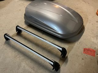 Baca portaequipajes y cofre original de Audi