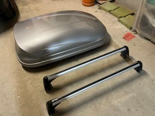 Baca portaequipajes y cofre original de Audi