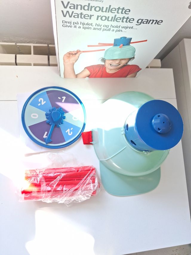 Juego de ruleta de agua