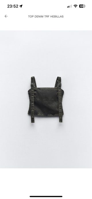 Top corto denim Zara