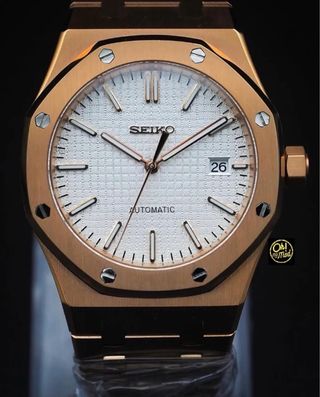 Seiko Royal Oak | Oro Rosa & Blanco