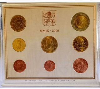 Vaticano 2009: Monedas en estuche