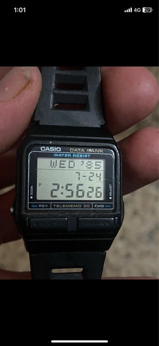 Casio Data Bank DB-31 Reloj Vintage
telememo 30