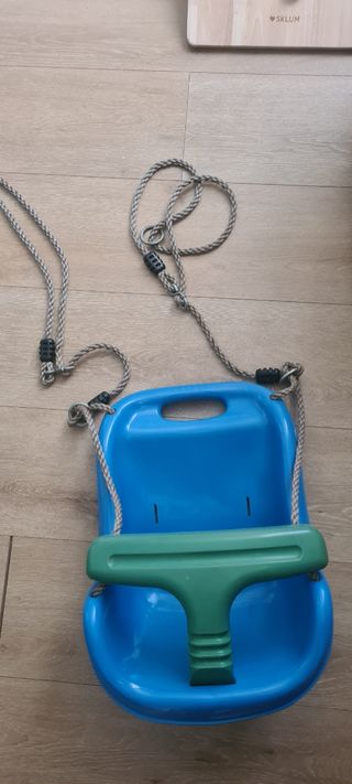 Columpio bebé infantil - asiento azul