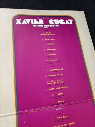 Vinilo Xavier Cugat: Grandes éxitos música brasil