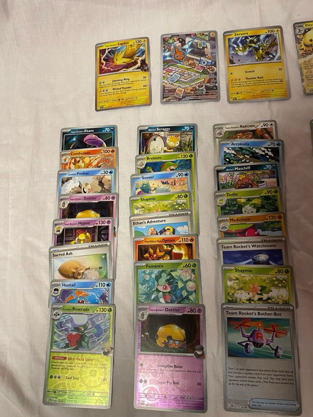 Cartas Pokémon - Nueva Generacion Team Rocket