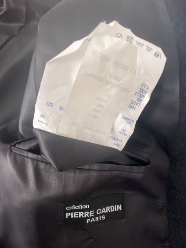 Traje Pierre Cardin negro