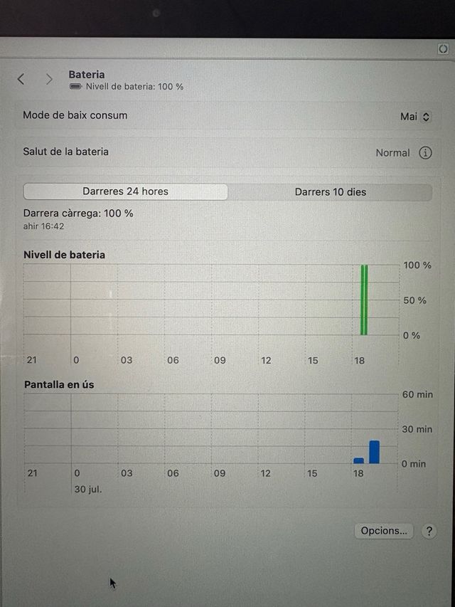 MacBook Air 2020 Gris Plata 1,1 GHz intel core i5