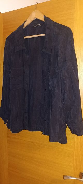 Camisa Zara negra verano