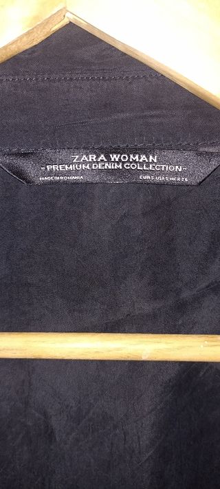 Camisa Zara negra verano