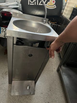 Lavamanos acero inoxidable