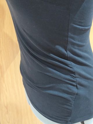 Camiseta premamá negra H&M talla S