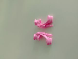 Zapatos rosa Barbie-Tacones
