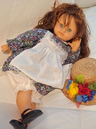 Bambola anni '70 Schicchera ZZZ h.60cm