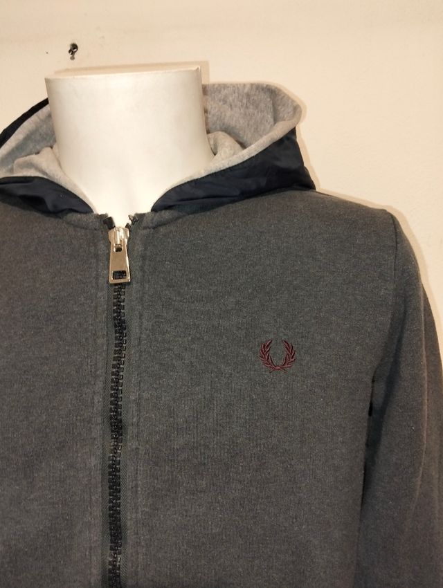 Felpa Fred Perry con zip, tg S