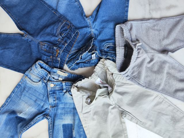 Lote 5 pantalones talla 4-5años