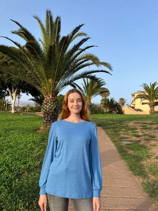 Jersey azul talla S - Impecable