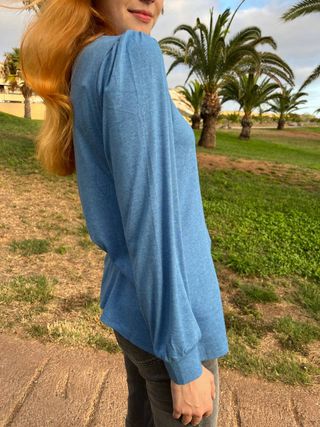 Jersey azul talla S - Impecable