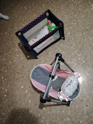 Cuna y hamaca bebé juguete