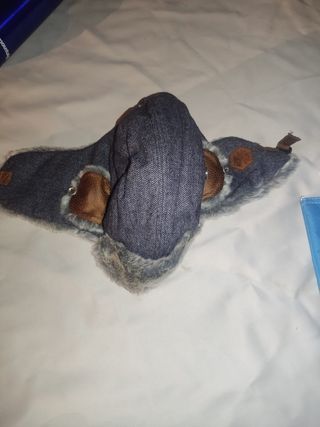 Gorro Aviador Gris - Orejeras