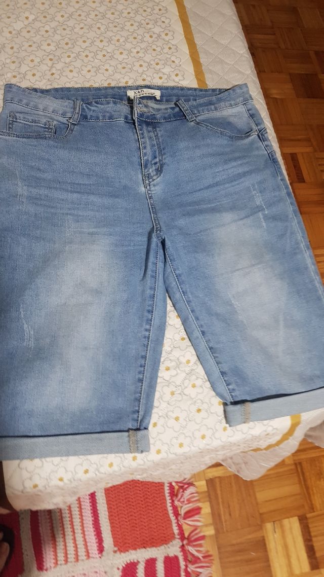 Shorts vaqueros cortos azul