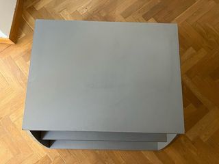 mueble TV IKEA gris - madera