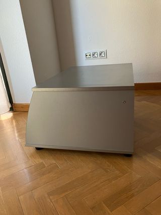 mueble TV IKEA gris - madera