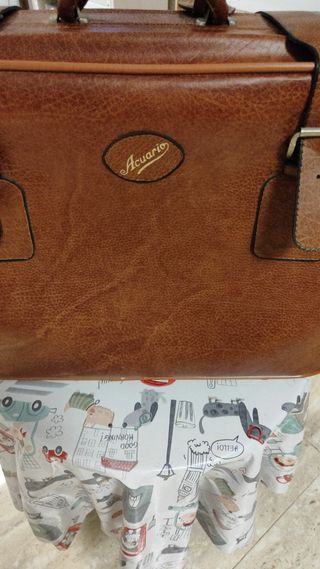 Maleta vintage marrón