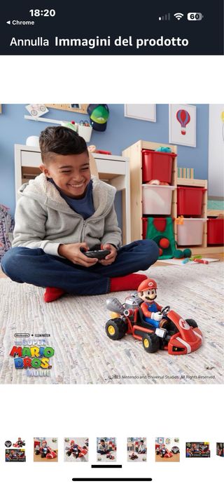 Kart Mario Bros telecomandato