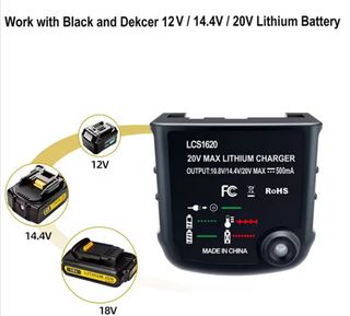 Cargador Batería Black&Decker 16-20V