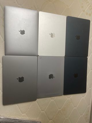 lote 4 MacBook Air M2 + 1 MacBook Pro 13” 2020 m1