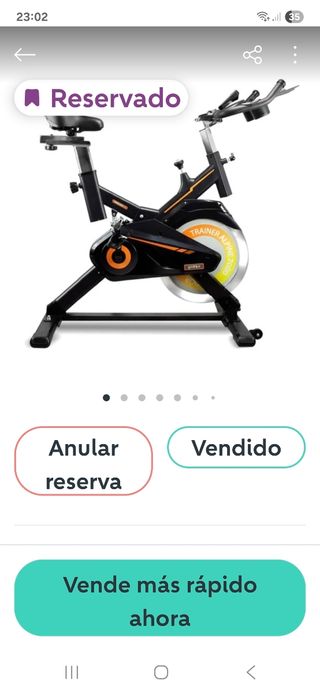 Bicicleta spinning ALPINE 7000. No la envio
