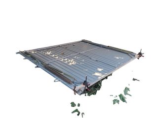 Puerta garaje metalica - Blanca