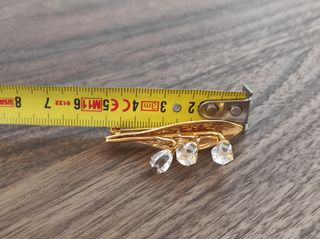 Spilla Swarovski 3 fiori cristallo