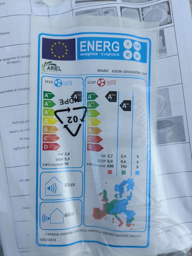 Condizionatore Ariel A3ION 10HI A+++
