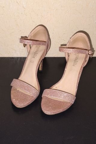 Sandali Gold&Gold glitter rosa 38