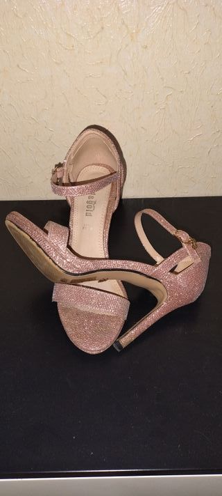 Sandali Gold&Gold glitter rosa 38