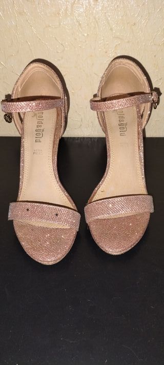 Sandali Gold&Gold glitter rosa 38