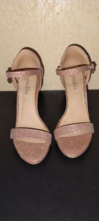 Sandali Gold&Gold glitter rosa 38
