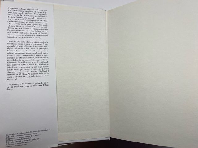 2 volumi  Le Mille E Una Notte