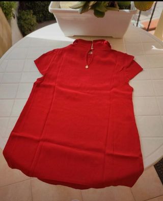 Blusa rossa Rinascimento tg M
