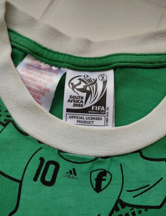 Maglietta Adidas verde  14 anni